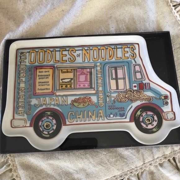 Food truck plate. Ramen Noodle food truck ceramic serving dish or platter plate - Picture 4 of 5